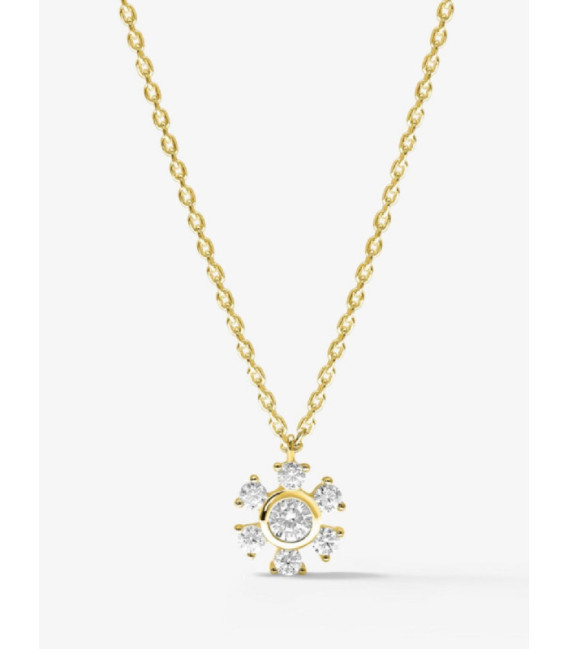 Collar Cristal de Invierno dorado MURAT - PARIS - Y02017.1
