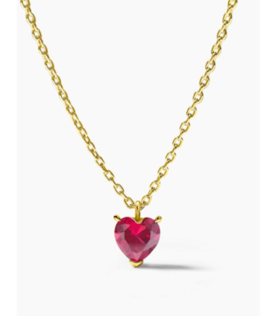 Collar del Sagrado Corazón rojo y dorado MURAT - PARIS - Y02089.3