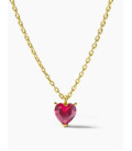 Collar del Sagrado Corazón rojo y dorado MURAT - PARIS - Y02089.3
