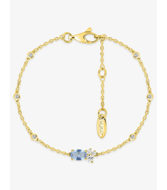 Pulsera Royale Twist Absolute Oro Azul Glaciar MURAT - PARIS - Y03015.1