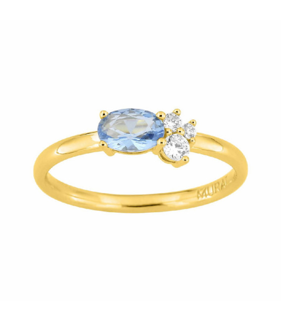 Anillo Royal Twist de oro azul glaciar MURAT - PARIS - Y07014.1