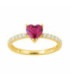 Anillo del Sagrado Corazón con adorno de plata MURAT - PARIS - Y07099.3