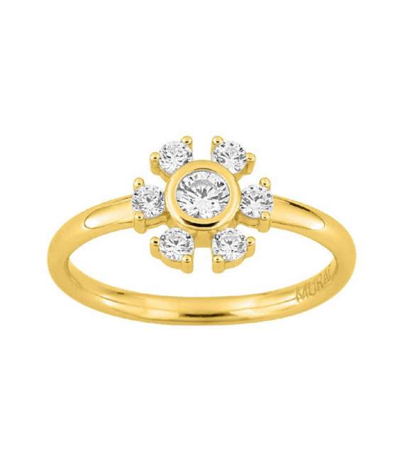 Anillo de cristal de invierno dorado MURAT PARIS - Y07133.1