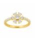 Anillo de cristal de invierno dorado con circonitas MURAT PARIS - Y07134.1