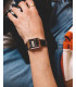 Reloj Unisex Plateado Correa Negra Cuero Tribute Alien CASIO - A100WEL-1AEF