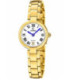 Reloj Mujer Dorado Pequeño Mademoiselle Esfera Blanca FESTINA - F20786/1
