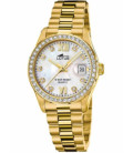 Reloj Mujer Acero Dorado Esfera Nacarada LOTUS - 18979/1