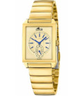 Reloj Hombre Rectangular Square Series Dorado Esfera Dorada LOTUS - 19077/2