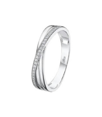 Anillo Cruzado Circonitas Pure Essential n14 LOTUS SILVER - LP3447-3/114