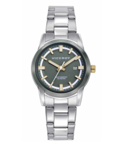 Reloj para Mujer Acero IP Verde Brazalete VICEROY x ABRAHAM MATEO - 401348-67