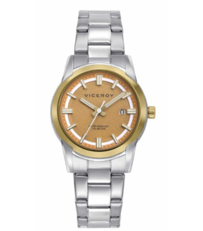 Reloj para Mujer Acero IP Dorado Brazalete VICEROY x ABRAHAM MATEO - 401348-97