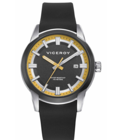 Reloj para Hombre Negro Brazalete Caucho VICEROY x ABRAHAM MATEO - 401501-57