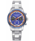 Reloj para Hombre Crono Acero Esfera Azul y Naranja VICEROY x ABRAHAM MATEO - 401507-37