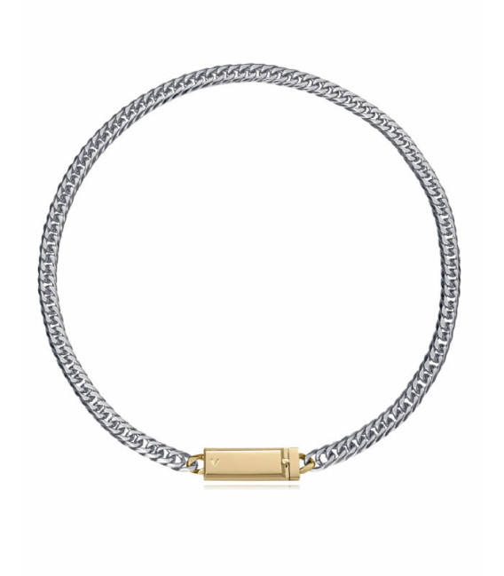 Collar Acero y placa IP Dorado VICEROY FASHION X ABRAHAM MATEO - 15213C01000