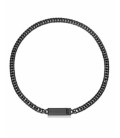 Collar Acero y placa IP Negro VICEROY FASHION X ABRAHAM MATEO - 15213C01010