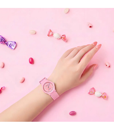 Reloj Mujer Monocromático Rosa CASIO - LQ-24B-4BEF