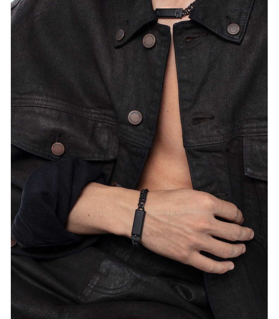 Pulsera Hombre Acero IP Negro VICEROY FASHION x Abraham Mateo - 15213P01010