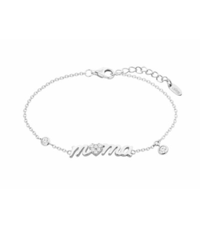 Pulsera Plata Mamá Corazón y Circonitas LOTUS SILVER - LP3948-2/1