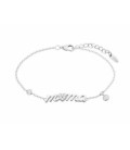 Pulsera Plata Mamá Corazón y Circonitas LOTUS SILVER - LP3948-2/1
