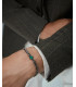 Pulsera Hombre Acero IP Gris con Malaquita VICEROY FASHION - 75427P01010