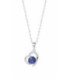 Collar con Corazón Azul Zafiro LOTUS SILVER - LP3106-1/6
