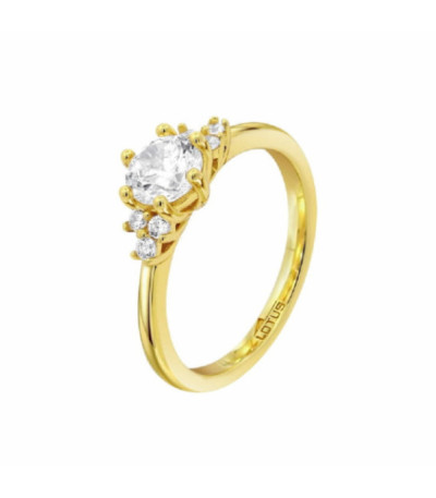Anillo Dorado Pure Essential n16 Centro LOTUS SILVER - LP3443-3/216