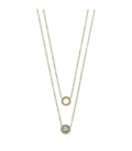 Collar gargantilla doble de acero dorado LOTUS STYLE - LS2736-1/2