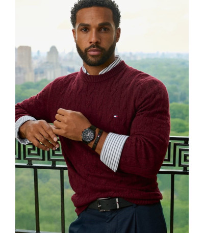 Reloj Hombre Multifunción Total Black Tommy Hilfiger Hampton - 1792280