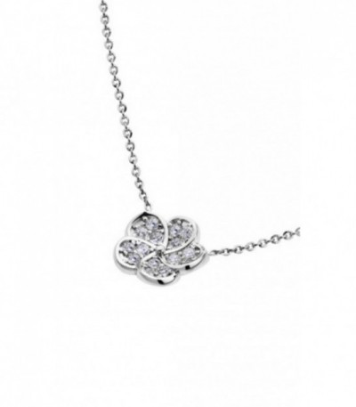 COLLAR MUJER COLGANTE FLOR LOTUS SILVER - LP1287-1/1