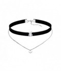 CHOKER DOBLE LOTUS SILVER - LP1674-1/1