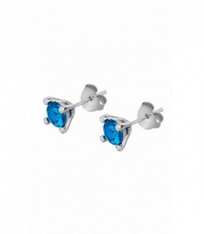 Pendiente Mujer Plata Piedra Azul LOTUS SILVER - LP1710-4/5