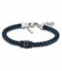 Pulsera Hombre Azul Cuero Trenzado LOTUS STYLE - LS1814-2/1