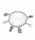 Pulsera PROFE en Plata de Ley - 7679