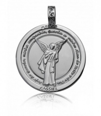 Medalla CASSIEL Ángel Protector Plata - 1MF-FL0050I