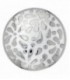 Insignia esmalte blanco flor 24mm - 24-0453