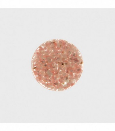 Insignia 24 mm Rosa-Resina Concha Recons - 24-0547