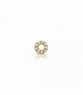 Dancer círculo pequeño de plata dorada con 9 circonitas My iMenso - 28-0078