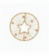 Insignia 33 mm rosé Cable estrella - 33-0673