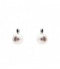 Pendientes de plata y perla - A-14562