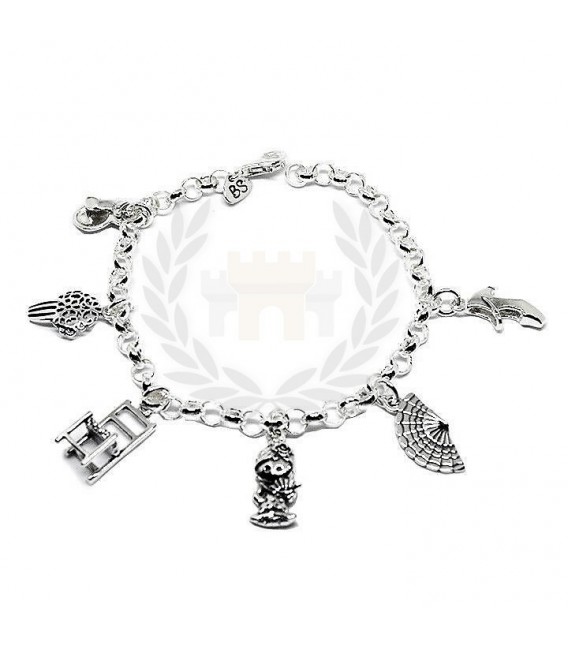 Pulsera BAILAORA en Plata de Ley - 7857