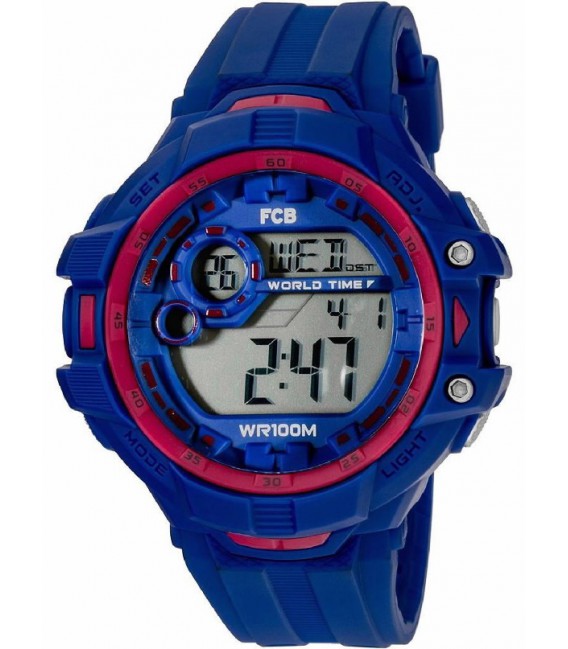 Reloj FCB digital caucho azul - BA07601 - BA07601