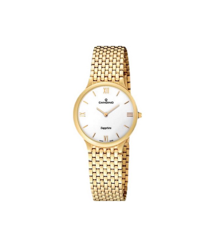 RELOJ HOMBRE CHAPADO EN ORO CANDINO - C4030/3 - Torres Joyería