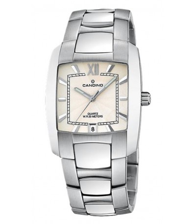 RELOJ HOMBRE BEIIGE CANDINO C4234 2 Torres Joyeria