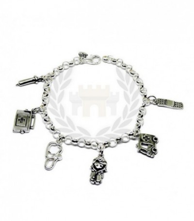 Pulsera ENFERMERA en Plata de Ley - 7744