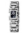 Reloj Brazalete Acero Mujer Esfera Rectangular Negra FESTINA - F16309/3