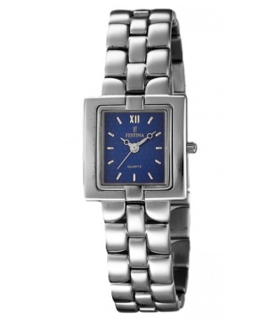 RELOJ MUJER ACERO CUADRADO ESFERA AZUL FESTINA - F9831/2