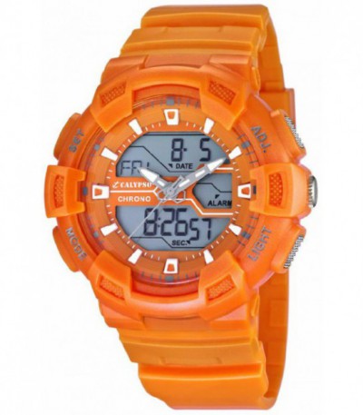 RELOJ HOMBRE X-TREM CAMUFLAJE NARANJA CALYPSO - K5723/5 - Torres Joyería