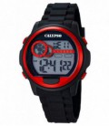 Reloj Digital Negro y Rojo CALYPSO - K5667/2