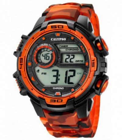 Reloj Hombre X-TREM Camuflaje Naranja CALYPSO - K5723/5