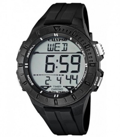 Reloj Digital 50 LAPS Negro para Hombre CALYPSO - K5607/6